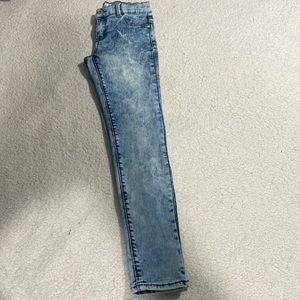 Jordache Acid Wash Super Skinny Girls Jeans Size 12